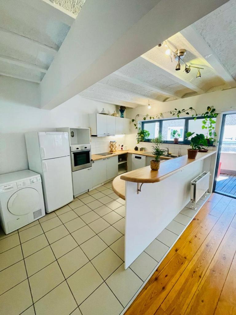 Down Town Oasis-Spacious Loft With Private Parking Brussel Buitenkant foto