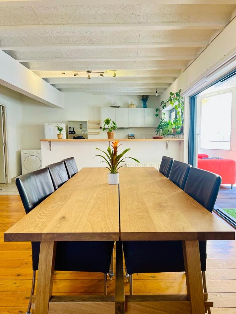 Down Town Oasis-Spacious Loft With Private Parking Brussel Buitenkant foto